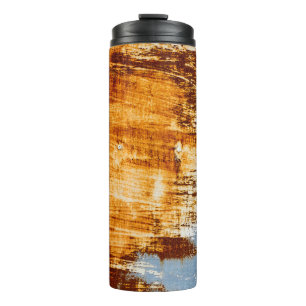 Rust steel sheet, textured background. thermal tumbler