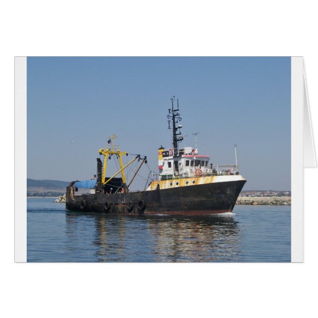 Rust Streaked Fishing Boat (Front Horizontal)