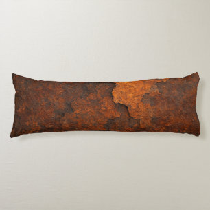 Rust Texture Grunge Background – Aged Metal Design Body Cushion