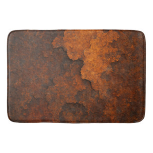 Rust Texture Grunge Background Metal Design Bath Mat