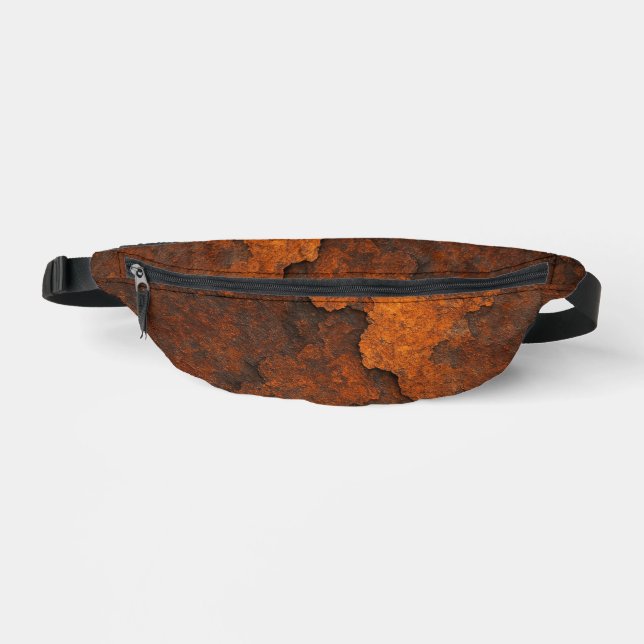 Rust Texture Grunge Background Metal Design Bum Bags (Front)