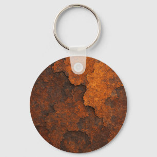 Rust Texture Grunge Background Metal Design Key Ring