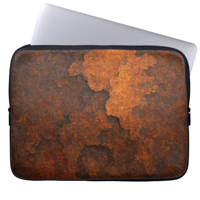 Rust Texture Grunge Background Metal Design Laptop Sleeve (Front)