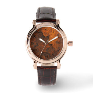 Rust Texture Grunge Background Metal Design Watch
