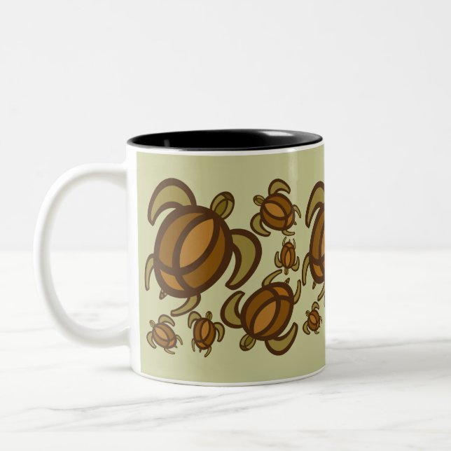 Rust Turtles Mugs (Left)