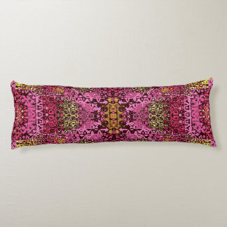 Rust violet boho tapestry Body Pillow. Cushion