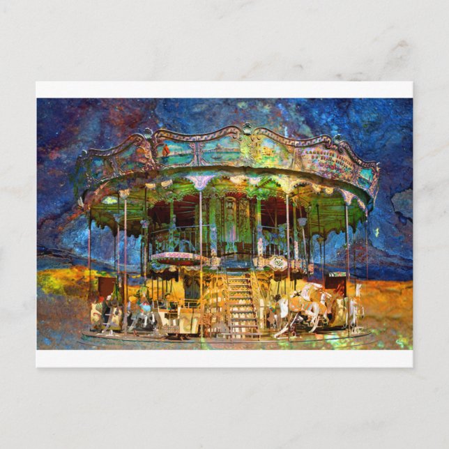 RUSTED CARNIVAL MEMORIES POSTCARD (Front)