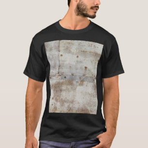 Rusted colourful metal wall, streaks. T-Shirt