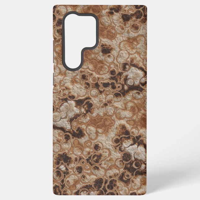 Rusted metal abstract samsung galaxy s22 ultra case (Back)