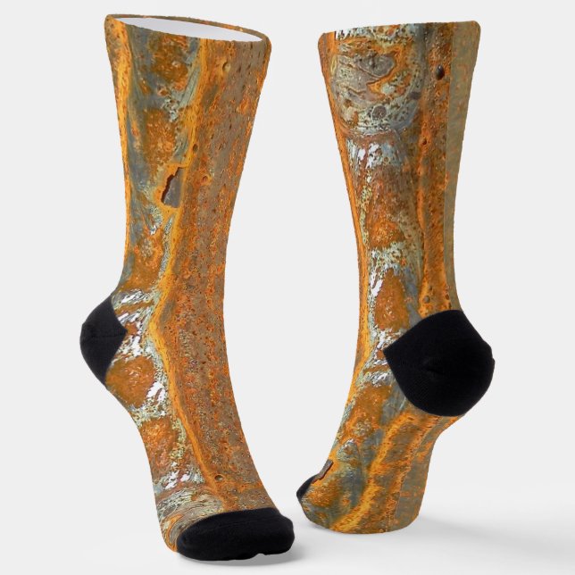 rusted metal socks (Angled)