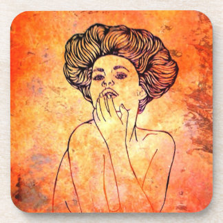 Rusted Portrait Coaster