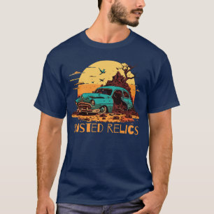 rusted relics junkyard cars T-Shirt