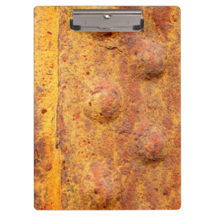 Rusted Riveted Metal Clipboard