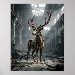 Rusted Stag Echo Poster