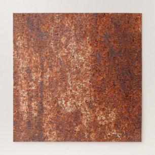 Rusted steel texture, abstract background. jigsaw puzzle