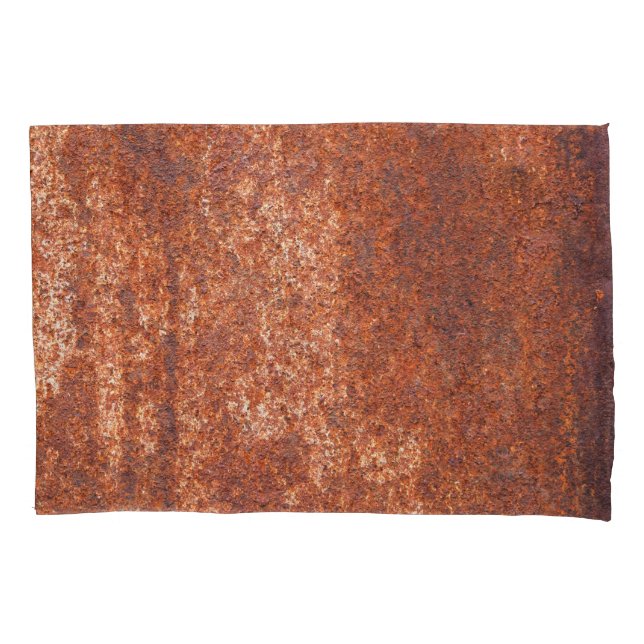 Rusted steel texture, abstract background. pillowcase (Front)