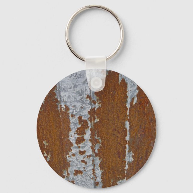 Rusted Tin Roof Key Ring (Front)