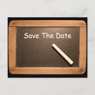 Rustic 55th Birthday Save The Date Custom Postcard