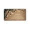 rustic address label with string lights mason jars