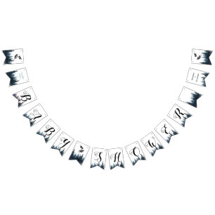 Rustic Adventure baby boy babyshower Bunting