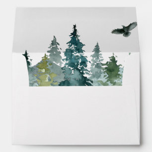 Rustic Adventure Baby Shower Envelopes