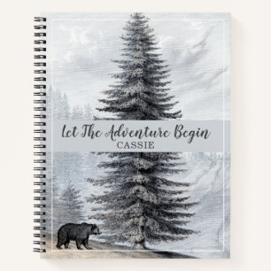 Rustic Adventure Begins Personalised Journal
