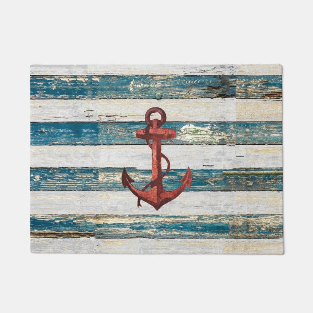 Rustic Anchor Doormat (Front)