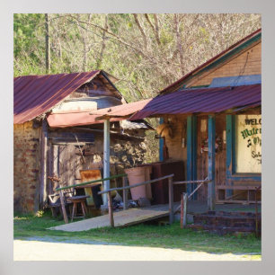 Rustic and Rural General Store Poster