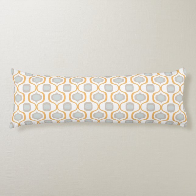 Rustic Angles: Farmhouse Geometric Shades Body Cushion (Front)