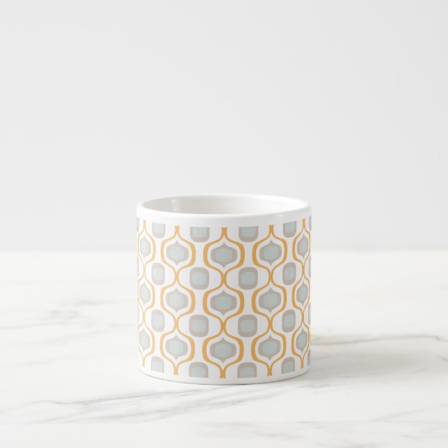 Rustic Angles: Farmhouse Geometric Shades Espresso Cup (Front)