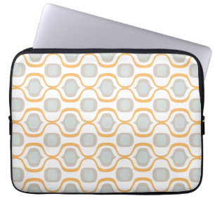 Rustic Angles: Farmhouse Geometric Shades Laptop Sleeve