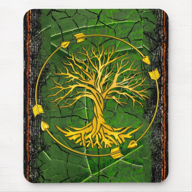 Rustic Antique Ancient Renaissance Tome 2 Mouse Pad (Front)
