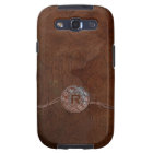 Rustic Antique Look Embossed Leather Monogram