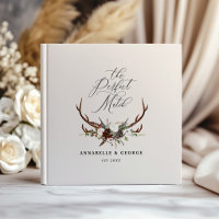 Rustic Antler Floral Wedding Boho Woodland Guest B