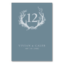 Rustic Antlers with Floral Wreath | Wedding