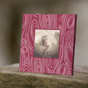 Rustic Any Colour Vintage Modern Wood Grain Art Canvas Print