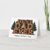 *~* Rustic AP86 Photo Best DaD Father's Day Card
