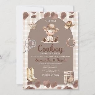 Rustic Arch Country Western Baby Shower Invitation