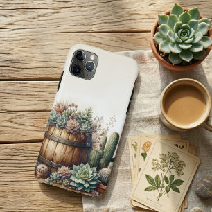 Rustic Arrangement Of Succulents & Cacti Case-Mate iPhone Case