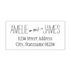Rustic Arrow Wedding Couple Return Address