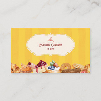 Rustic Artisan Bakery | Vintage Business Card