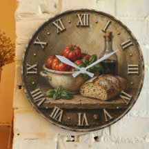 Rustic Artisan Bread & Heirloom Tomatoes Farmhouse