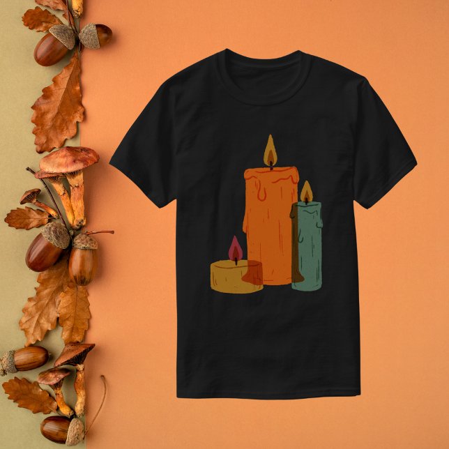 Rustic Autumn Candles T-Shirt (Creator Uploaded)