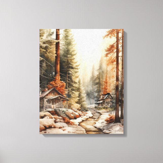 Rustic Autumn Canvas Print (Front)