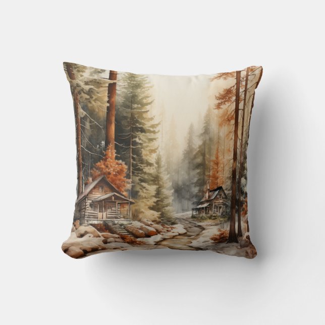 Rustic Autumn Cushion (Front)