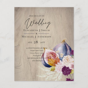 Rustic Autumn Fall Pumpkins Figs Flowers Wedding