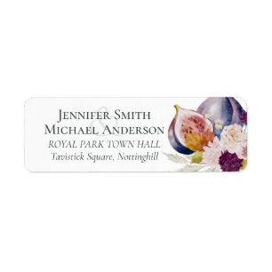 Rustic Autumn Fall Pumpkins Figs Flowers Wedding