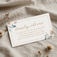 Rustic Autumn Floral Bridal Display Shower