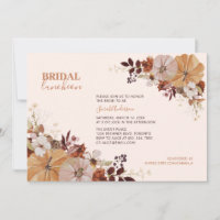 Rustic Autumn Floral Bridal Luncheon Shower