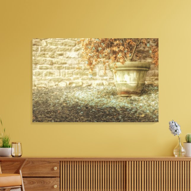 Rustic Autumn Garden Canvas Print (Insitu(LivingRoom))
